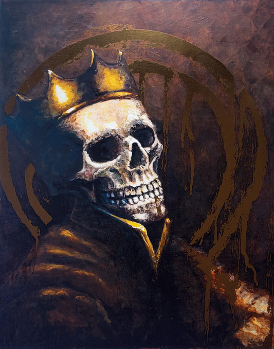 Gold Foil Print - King of Gold, King of Emptiness